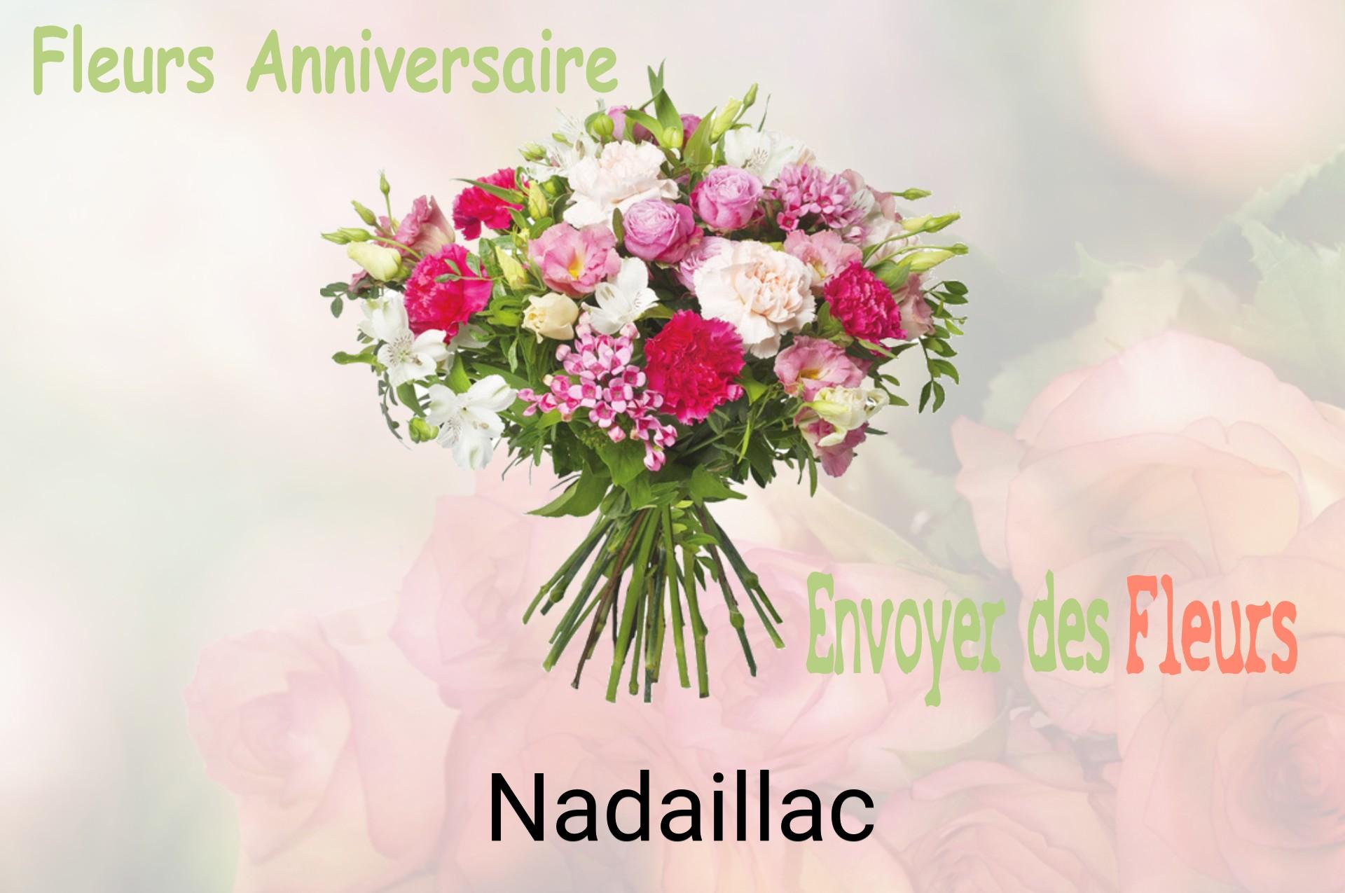 Bouquet de fleurs d’anniversaire livré à Nadaillac